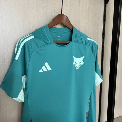 Camisa Cruzeiro 25/26 Treino Adidas Masculina - Azul Turquesa+Branco - DA Sports Oficial