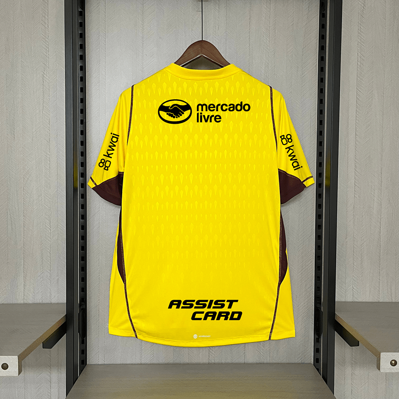 Goalkeeper Flamengo 24/25 - Yellow (With Sponsors) Jersey