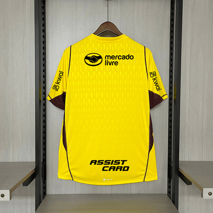 Goalkeeper Flamengo 24/25 - Yellow (With Sponsors) Jersey