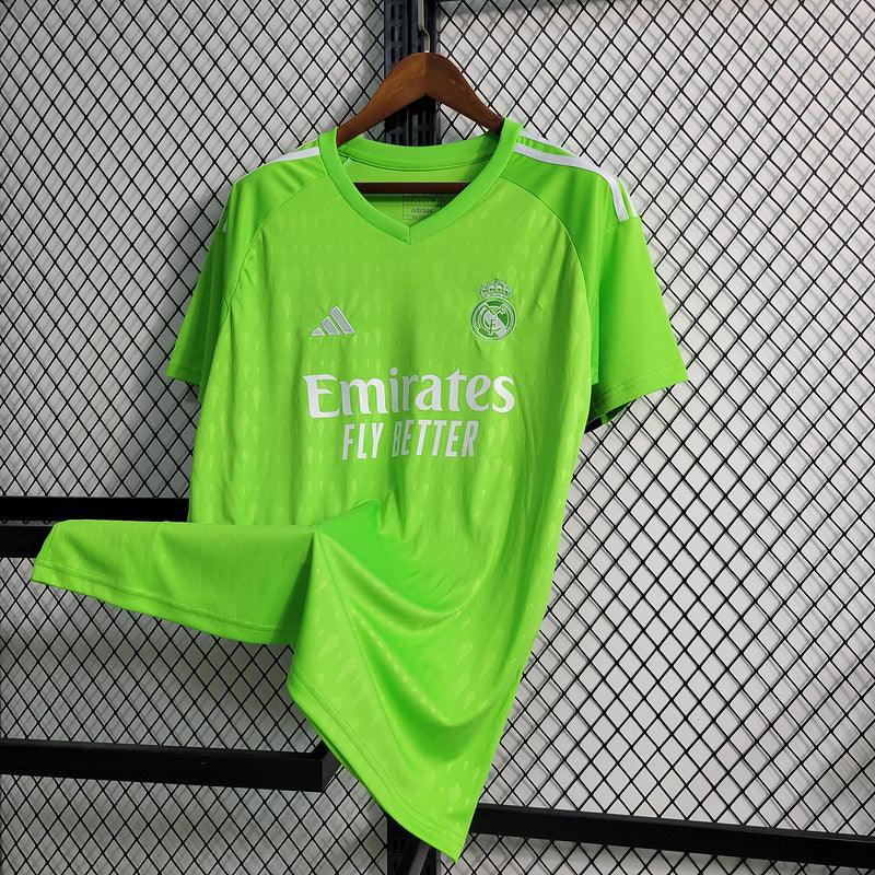 Jersey de Goalkeeper Real Madrid 23/24 Green Limão
