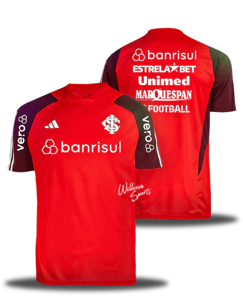 Jersey of Training Internacional I 24/25 Adidas Com todos patrocinadores
