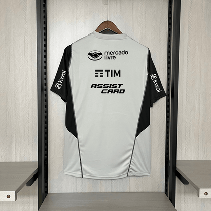Camisa do Flamengo Treino 24/25 Cinza(Com patrocinio) - DA Sports Oficial