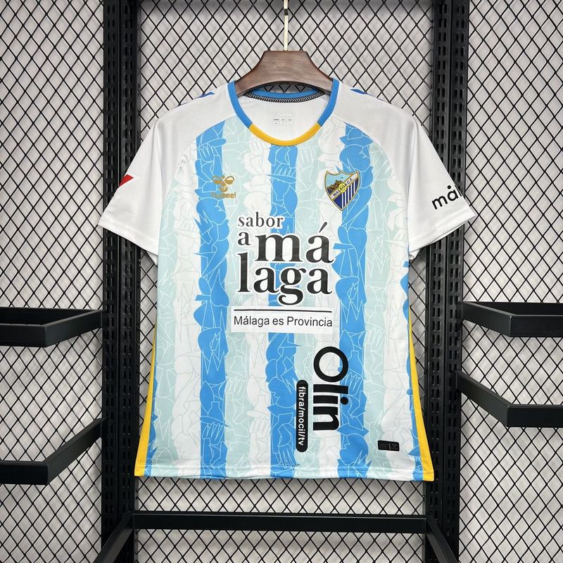 Jersey Málaga I 24/25 - Branca and Blue