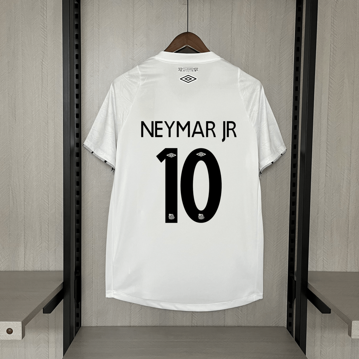 Jersey do Santos 24/25 White (Neymar JR 10 Incluso)