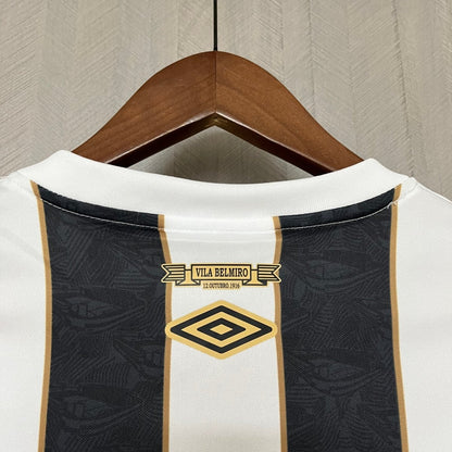 Camisa do Santos 24/25 Preta e Branca (Neymar JR 10 Incluso) - DA Sports Oficial
