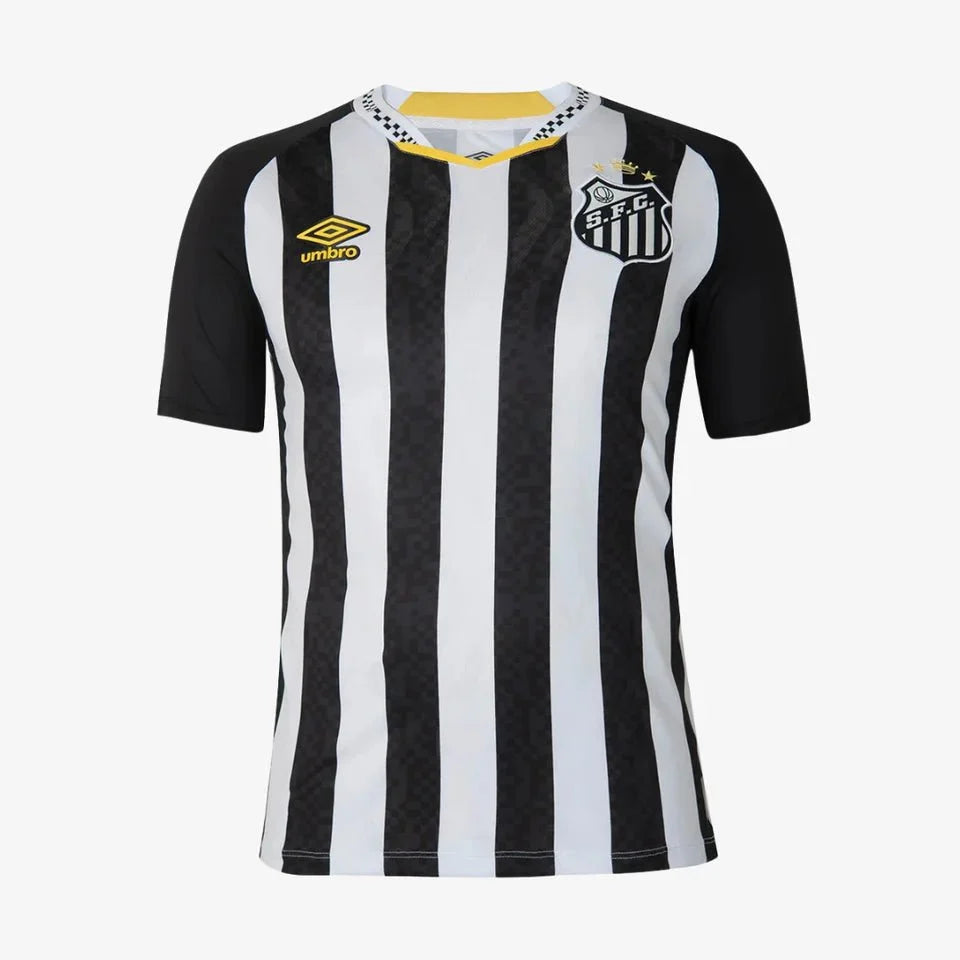 Jersey do Santos Home 2025 Black e White