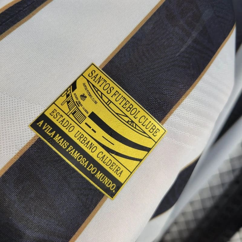 Camisa do Santos I 24/25 preta e branca - DA Sports Oficial