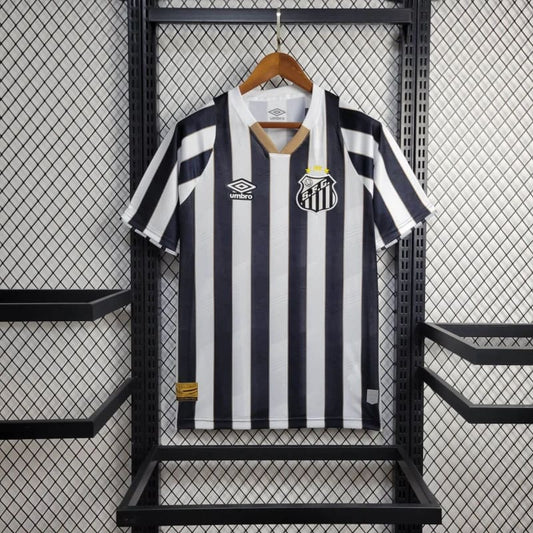 Camisa do Santos I 24/25 preta e branca - DA Sports Oficial