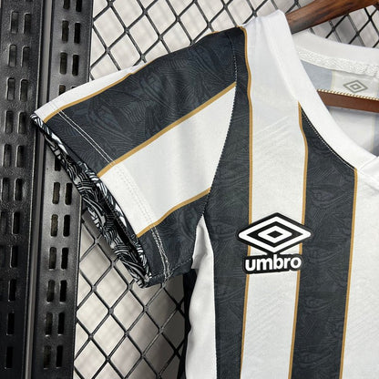 Camisa do Santos I 24/25 - Preta e branca - (Feminina) - DA Sports Oficial