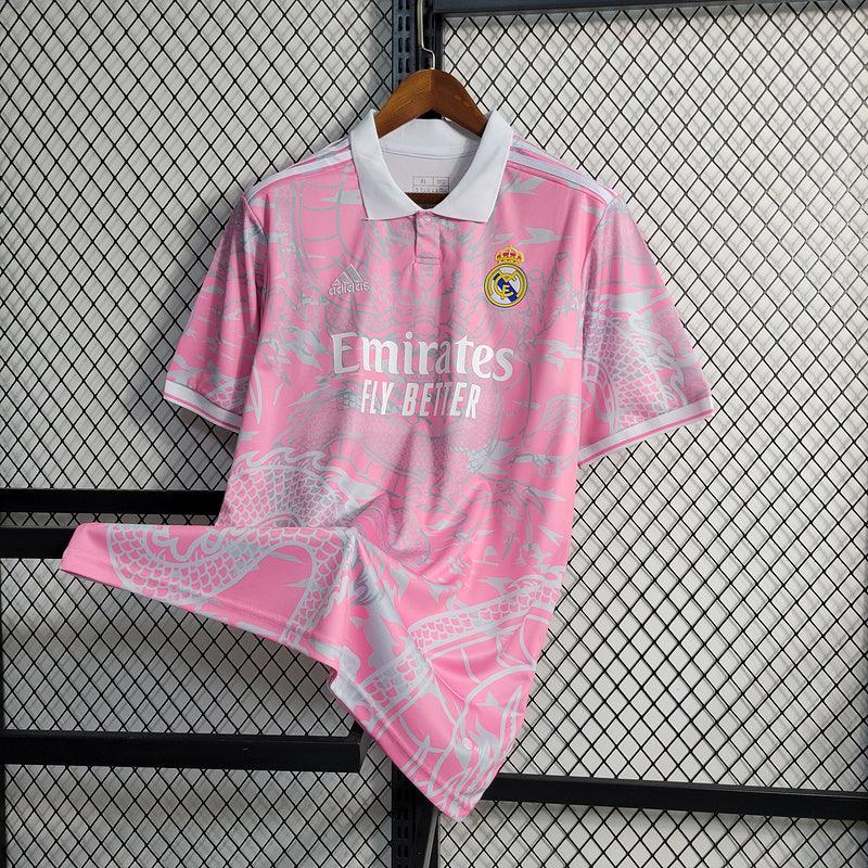 Jersey Edition Especial Real Madrid 23/24 Dragão rosa