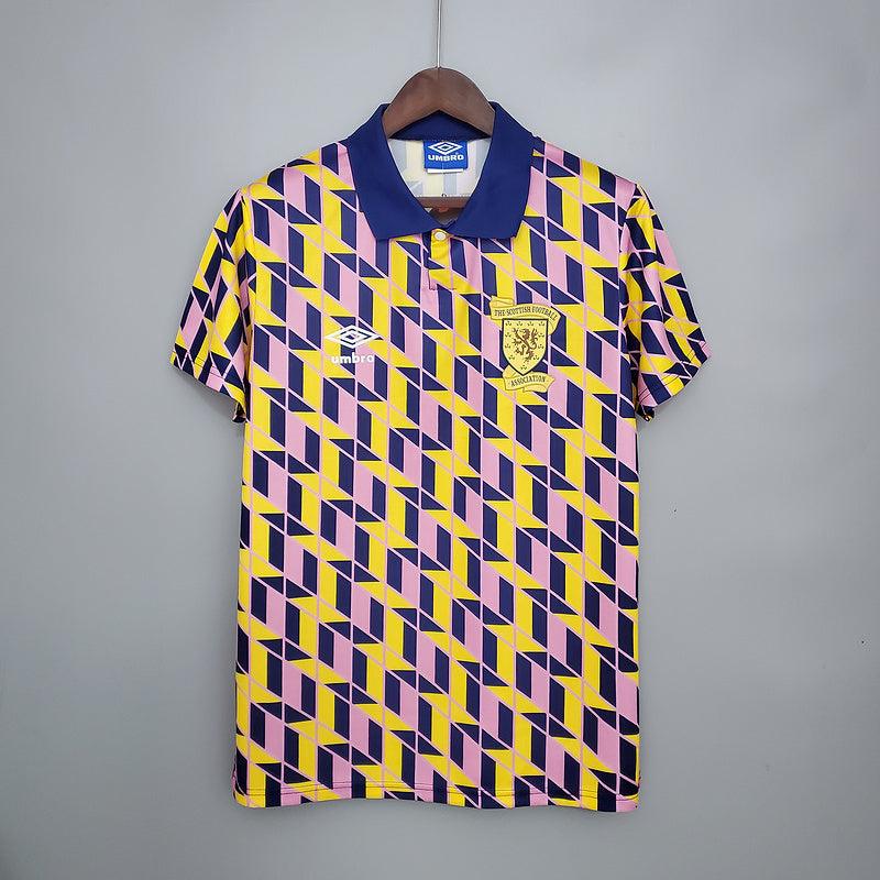 Jersey Escócia Retrô 1988/1989 Amarela - Umbro