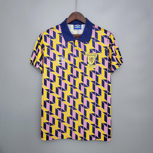 Jersey Escócia Retrô 1988/1989 Amarela - Umbro