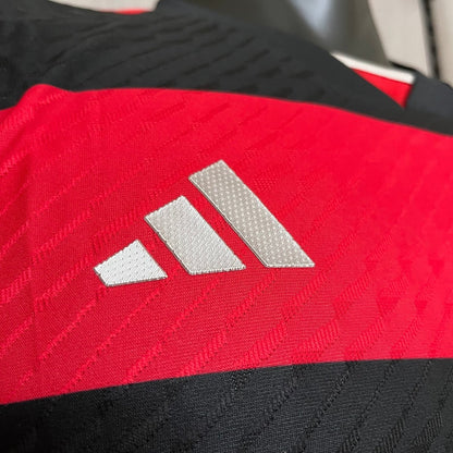 Camisa Flamengo I 24/25 s/n° Jogador Adidas Masculina - Vermelho+Preto - DA Sports Oficial