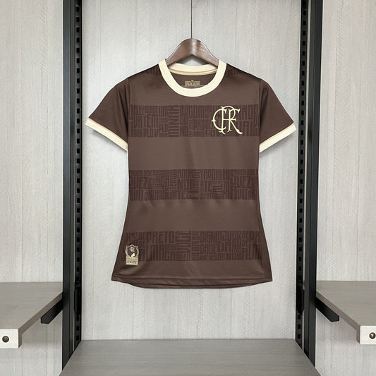 Camisa Flamengo Identidade - Marrom - (Feminina) - DA Sports Oficial