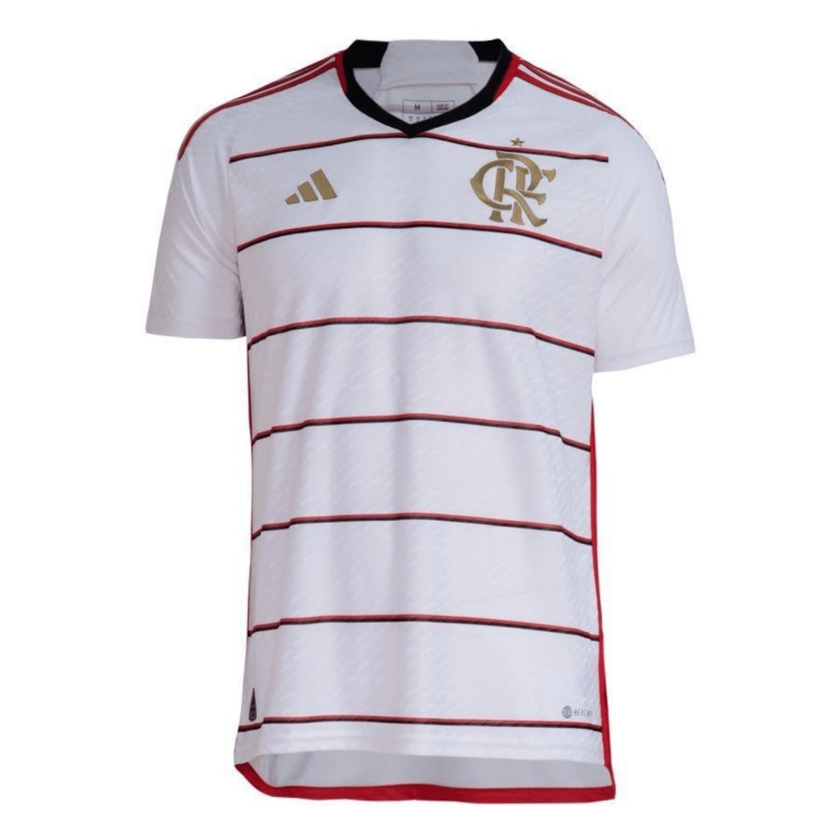 Jersey Flamengo II 23/24 s/n° Fan Version Adidas Men's - Branca com detalhes em Dourado