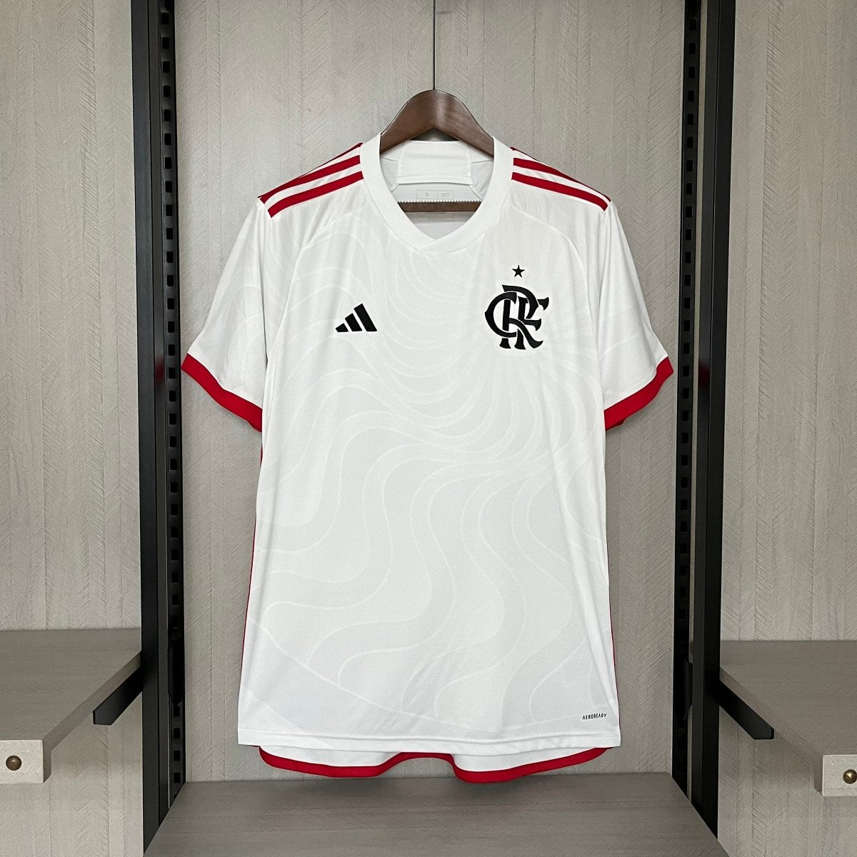 Jersey Flamengo Away 24/25 s/n° Fan Version Adidas Men's - White