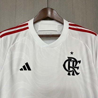 Camisa Flamengo II 24/25 s/n° Torcedor Adidas Masculina - Branco - DA Sports Oficial