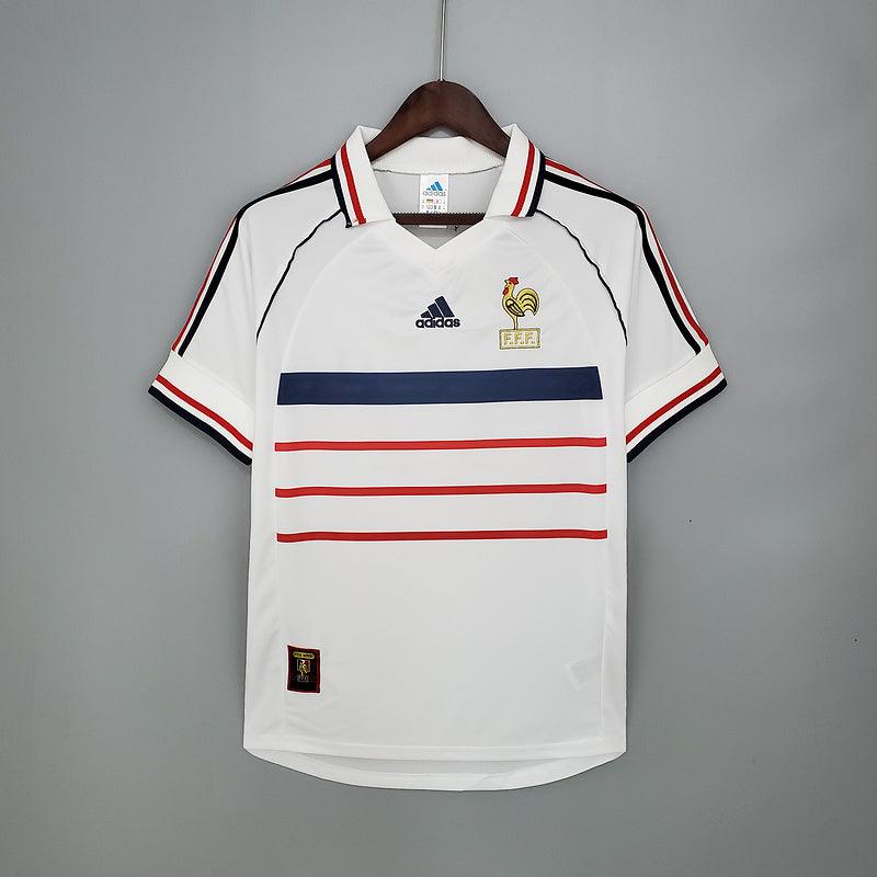 Jersey France Retrô 1998 Branca - Adidas