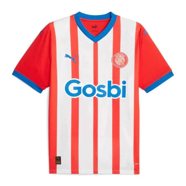 Jersey Girona Home 23/24 s/n° Fan Version Men's - Red e White