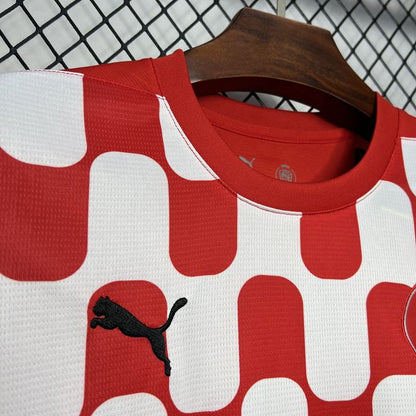 Camisa Girona I 24/25 Puma - Vermlha e Branco - DA Sports Oficial