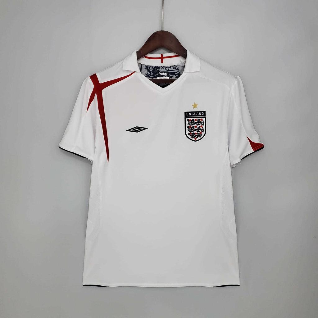 Jersey Inglaterra Retrô 2006 Branca - Umbro