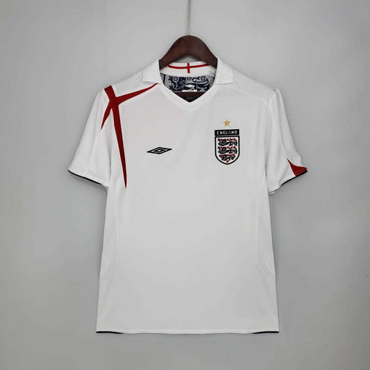 Jersey Inglaterra Retrô 2006 Branca - Umbro
