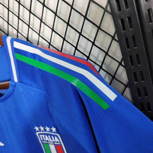 Camisa Itália Home 24/25 s/n° Torcedor Adidas Masculino - Azul - DA Sports Oficial