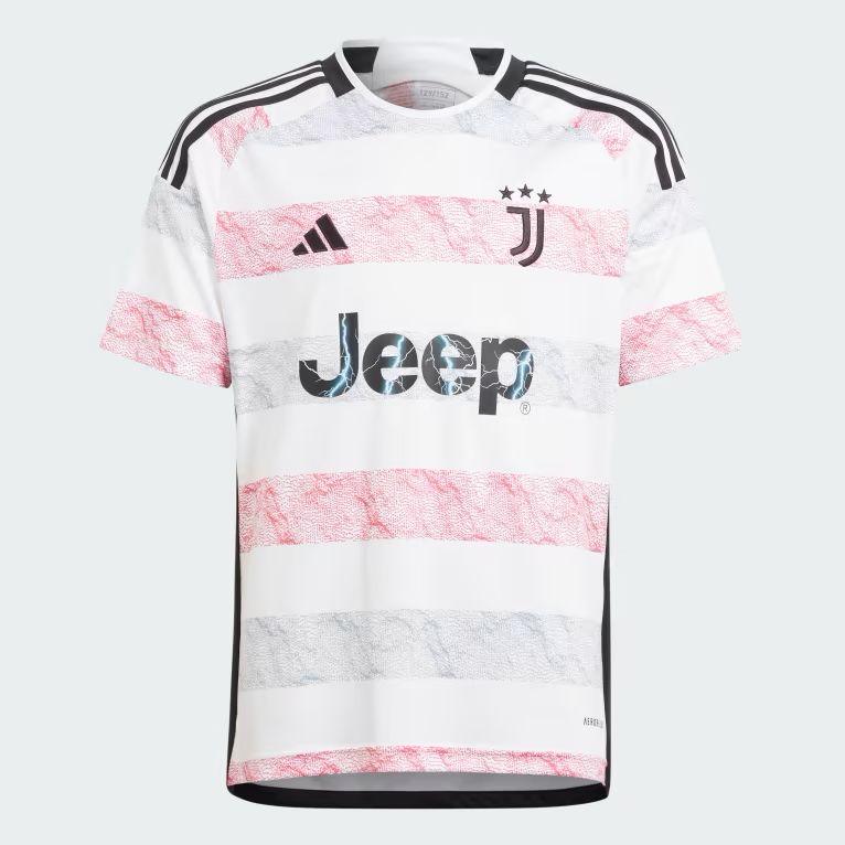 Juventus II 23/24 Adidas - White and Pink Jersey