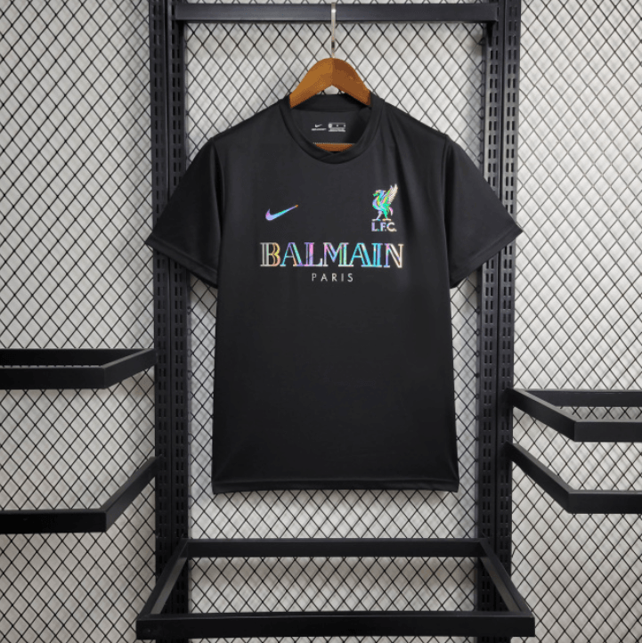 Jersey Liverpool 24/25 Adidas x Balmain - Black