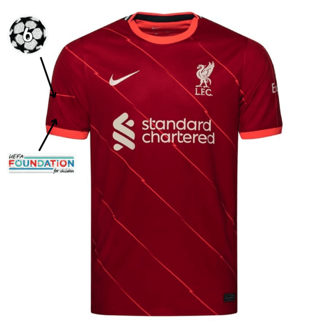 Jersey Liverpool I [UEFA Champions League] 21/22 Nike - Red