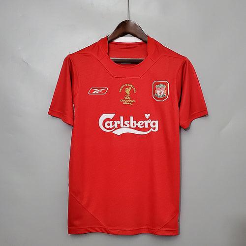 Jersey Liverpool Retrô 2005 Vermelha - Reebok