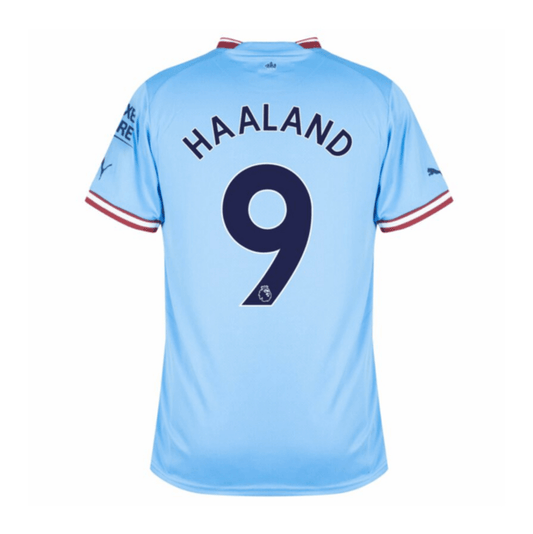 Camisa Manchester City I 22/23 Puma [Haaland 9] - Azul - DA Sports Oficial