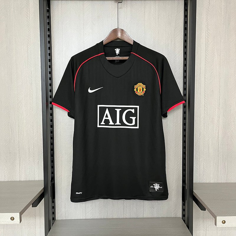 Jersey Manchester United 2007/08 - Retrô Men's - Black