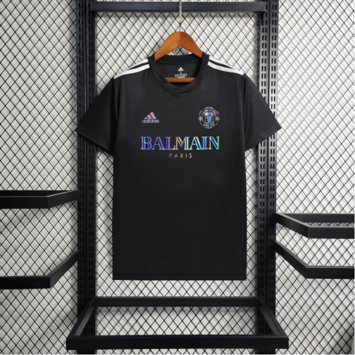 Jersey Manchester United 24/25 Adidas x Balmain - Black