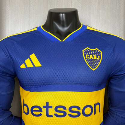 Long Sleeve Boca Juniors Home 2026/27 Player Version Jersey