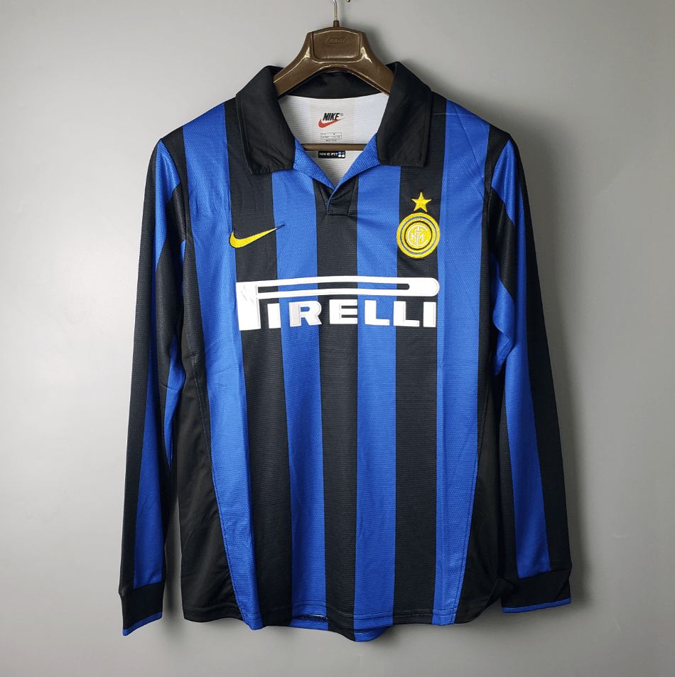 Jersey Long Sleeve Inter of Milão I 1998 Nike - Blue