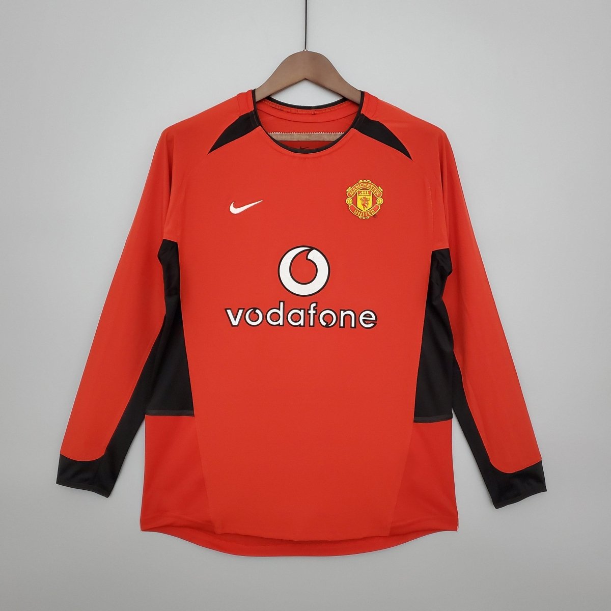Jersey Manga Longa Manchester United 02/04 Nike - Red