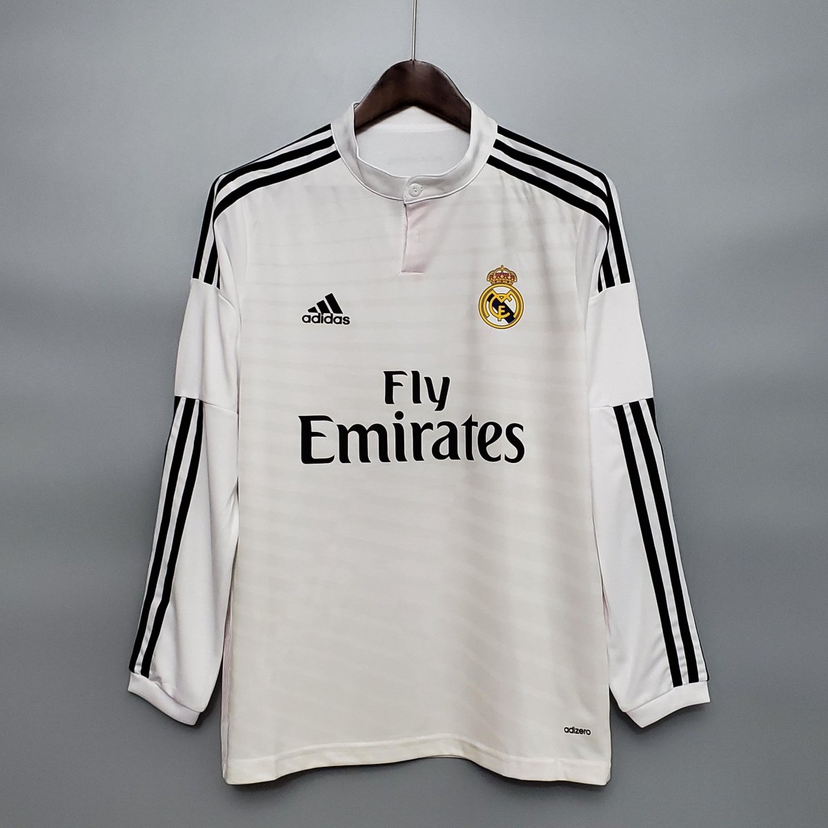 Jersey Manga Longa Real Madrid 14/15 Adidas - White