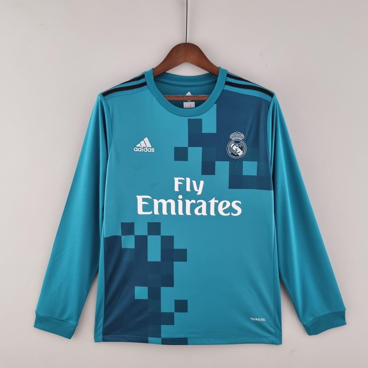 Jersey Manga Longa Real Madrid 17/18 Adidas - Blue