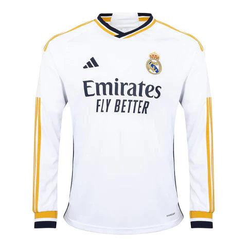 Jersey Manga Longa Real Madrid Home 23/24 - White