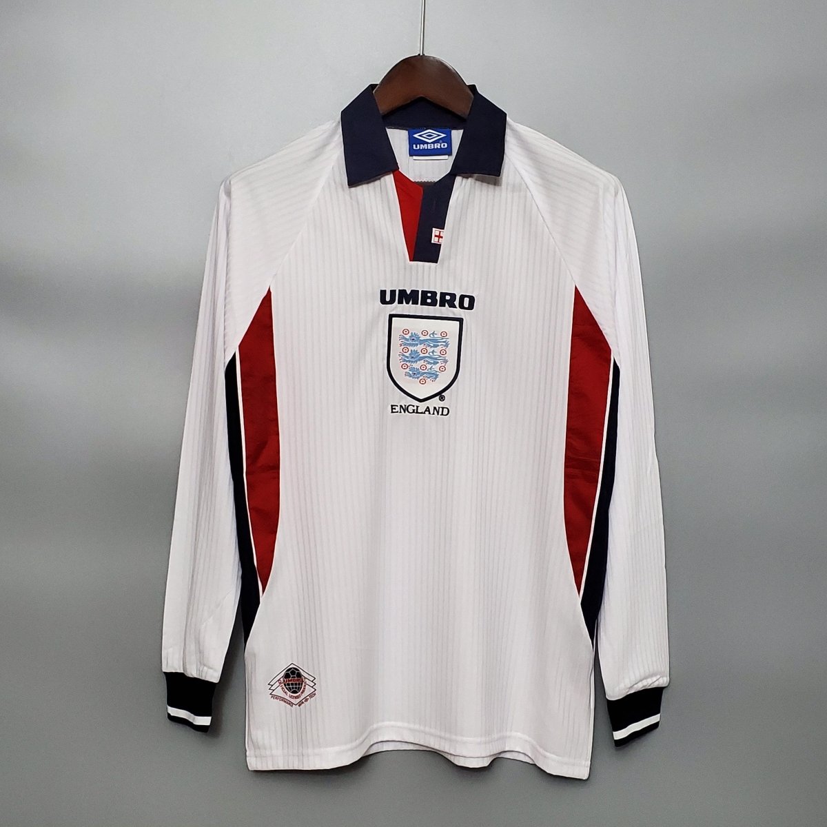 Jersey Long Sleeve Seleção Inglaterra 1998 Umbro - White