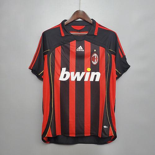 Jersey Milan Retrô 2006/2007 Vermelha and Preta - Adidas