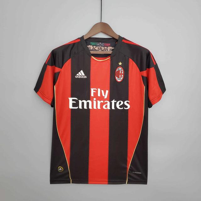 Jersey Milan Retrô 2010/2011 Vermelha and Preta - Adidas