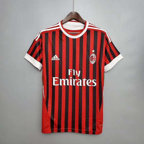 Jersey Milan Retrô 2011/2012 Vermelha and Preta - Adidas