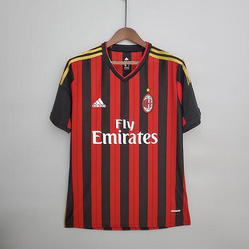 Jersey Milan Retrô 2013/2014 Vermelha and Preta - Adidas