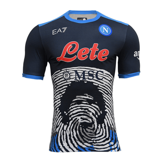 Jersey Napoli Especial Maradona 21/22 EA7 - Blue