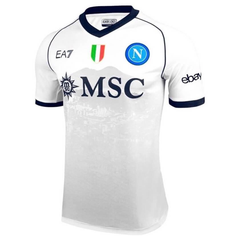 Jersey Napoli Away 23/24 EA7 - White