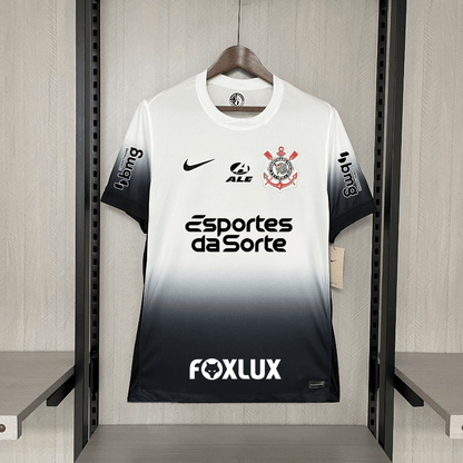 Nike Corinthians Home 24/25 - White (With All Sponsors) Jersey