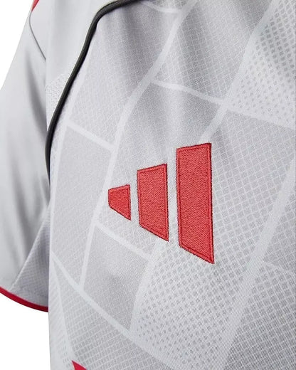 Jersey Lyon III 25/26 - Fan Version Men's - Gray and Red