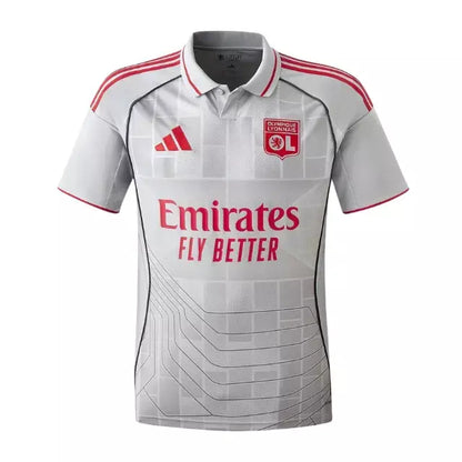 Jersey Lyon III 25/26 - Fan Version Men's - Gray and Red